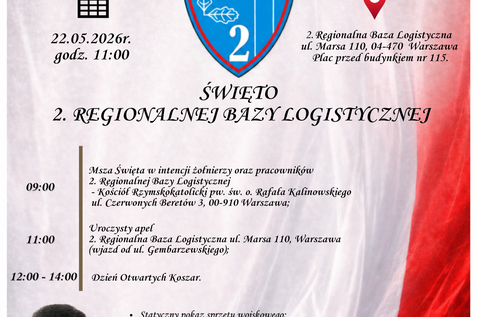 Uroczyste obchody 15-lecia 2. Regionalnej Bazy Logistycznej